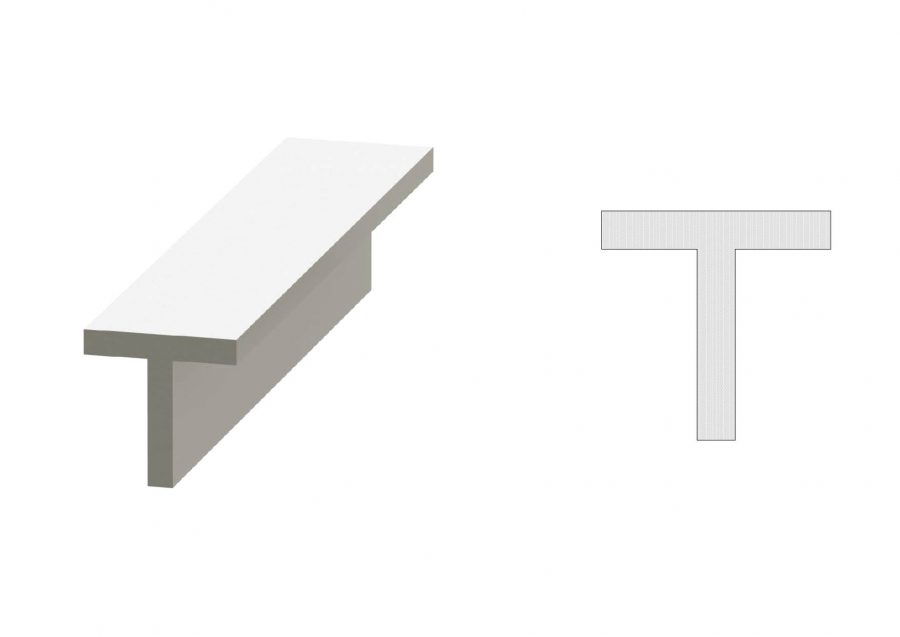 SIMPLE T aluminio normalizado